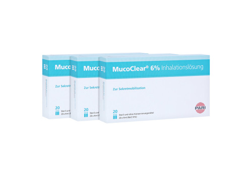 MUCOCLEAR 6% NaCl Inhalationslösung – PZN 3352998 (PZN 3352998)