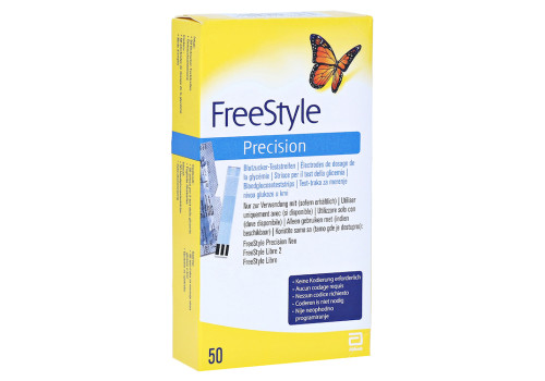 Freestyle Precision Blutzucker Teststreifen ohne Codieren – PZN 6905334 (PZN 6905334)