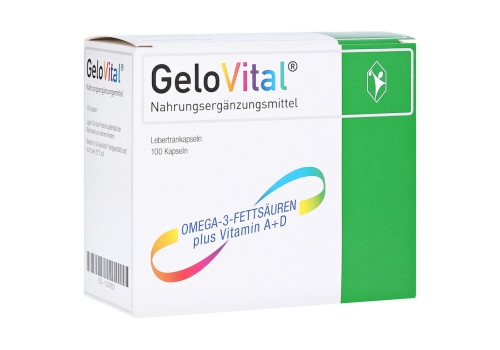 Gelovital Nahrungsergänzungsmittel Lebertran Kapseln – PZN 10320852 (PZN 10320852)