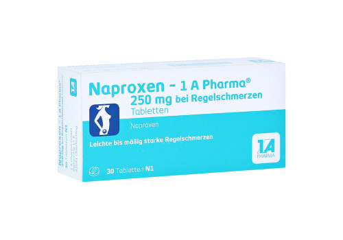 Naproxen-1A Pharma 250mg bei Regelschmerzen – PZN 9245022 (PZN 9245022)