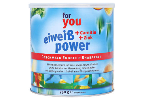 FOR YOU eiweiß power Erdbeere – PZN 6147566 (PZN 6147566)