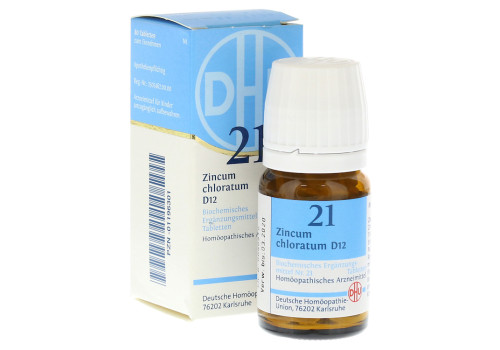 BIOCHEMIE DHU 21 Zincum chloratum D 12 Tabletten – PZN 1196301 (PZN 1196301)