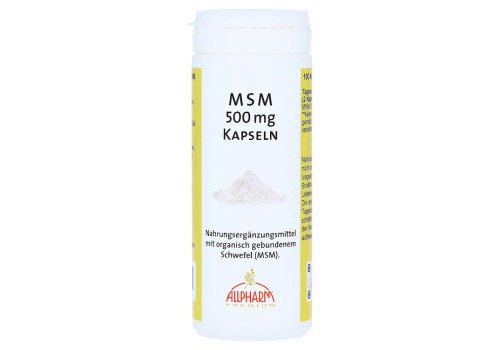 MSM Kapseln 500 mg – PZN 9441674 (PZN 9441674)