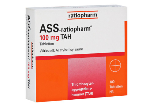 ASS-ratiopharm 100mg TAH – PZN 1343682 (PZN 1343682)