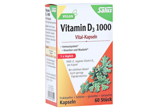 VITAMIN D3 1.000 vegan Vital-Kapseln Salus – PZN 6927548 (PZN 6927548)