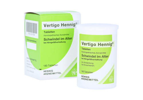 VERTIGO HENNIG Tabletten – PZN 2161730 (PZN 2161730)