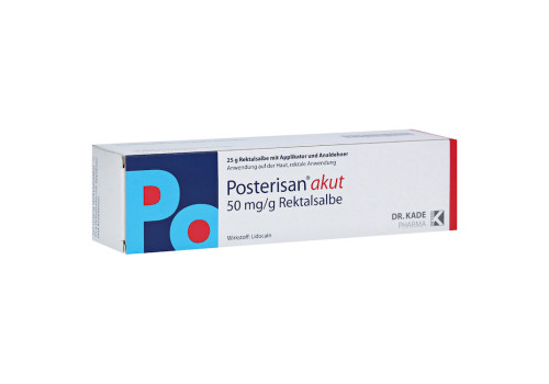 Posterisan akut 50mg/g mit Analdehner – PZN 4957887 (PZN 4957887)