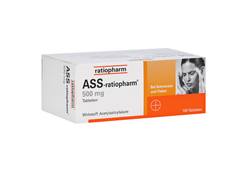 ASS-ratiopharm 500mg – PZN 3416422 (PZN 3416422)