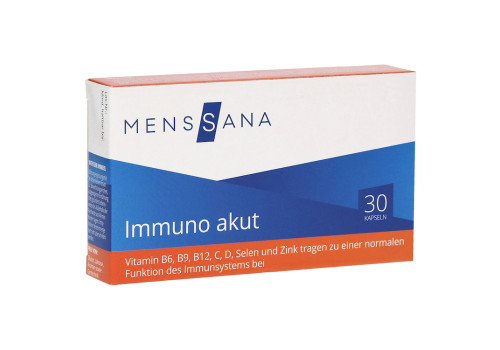 IMMUNO AKUT MensSana Kapseln – PZN 9706747 (PZN 9706747)