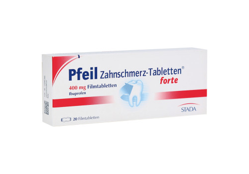 Pfeil Zahnschmerz-Tabletten forte 400mg – PZN 410560 (PZN 410560)