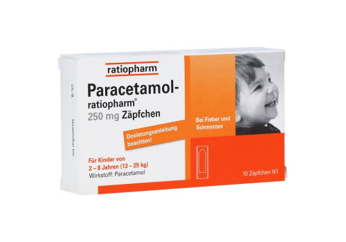 Paracetamol-ratiopharm 250mg – PZN 3953597 (PZN 3953597)