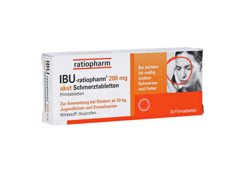 IBU-ratiopharm 200 akut Schmerztabletten – PZN 984723 (PZN 984723)