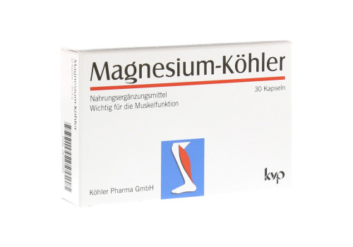 MAGNESIUM KÖHLER Kapseln – PZN 6103385 (PZN 6103385)