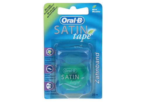 Oral-B Zahnseide Satintape blau Blisterkarte – PZN 2516050 (PZN 2516050)