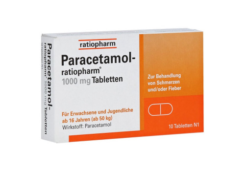 Paracetamol-ratiopharm 1000mg – PZN 9263936 (PZN 9263936)