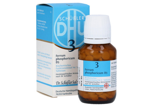 BIOCHEMIE DHU 3 Ferrum phosphoricum D 3 Tabletten – PZN 2580467 (PZN 2580467)