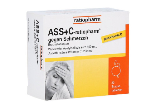 ASS+C-ratiopharm gegen Schmerzen – PZN 3435448 (PZN 3435448)