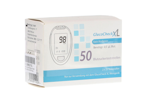 Gluco Check XL Blutzuckerteststreifen – PZN 7543519 (PZN 7543519)